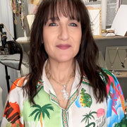 Love Lisa grateful pave charm gold word necklace lifestyle jewelryt