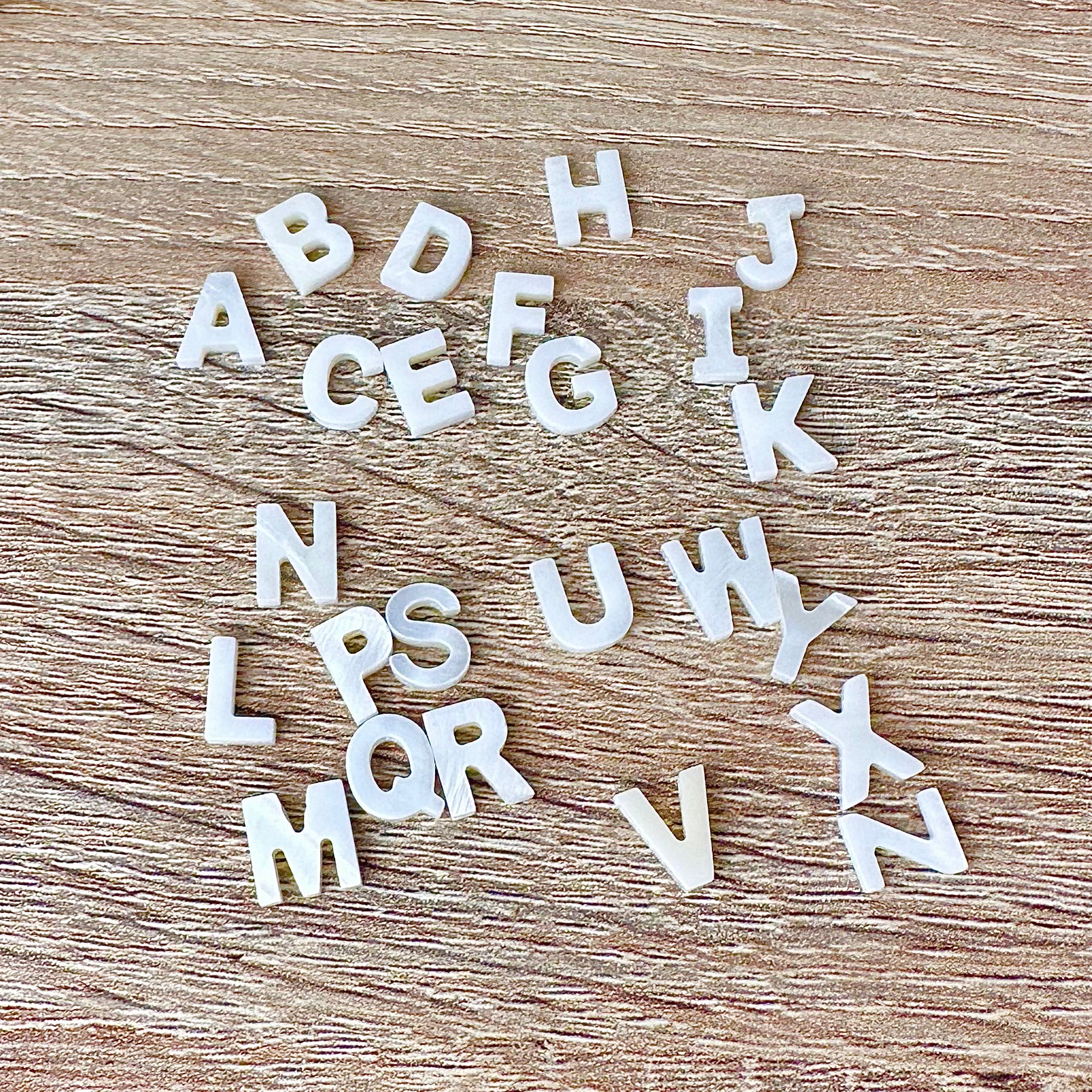 Love Lisa Molly Pearl Initial Personalized Necklace letter options