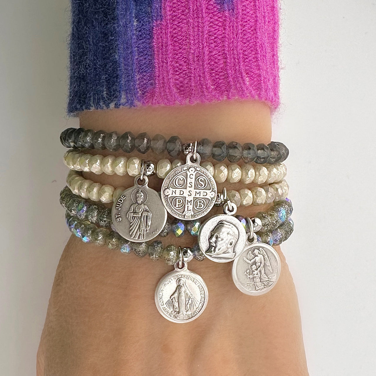 Harper Religious Collection of Crystal Bracelets