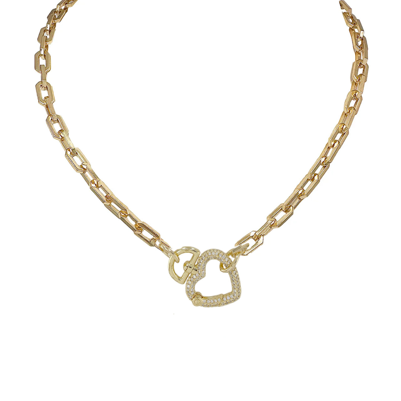 Ever After Heart Clasp Necklace