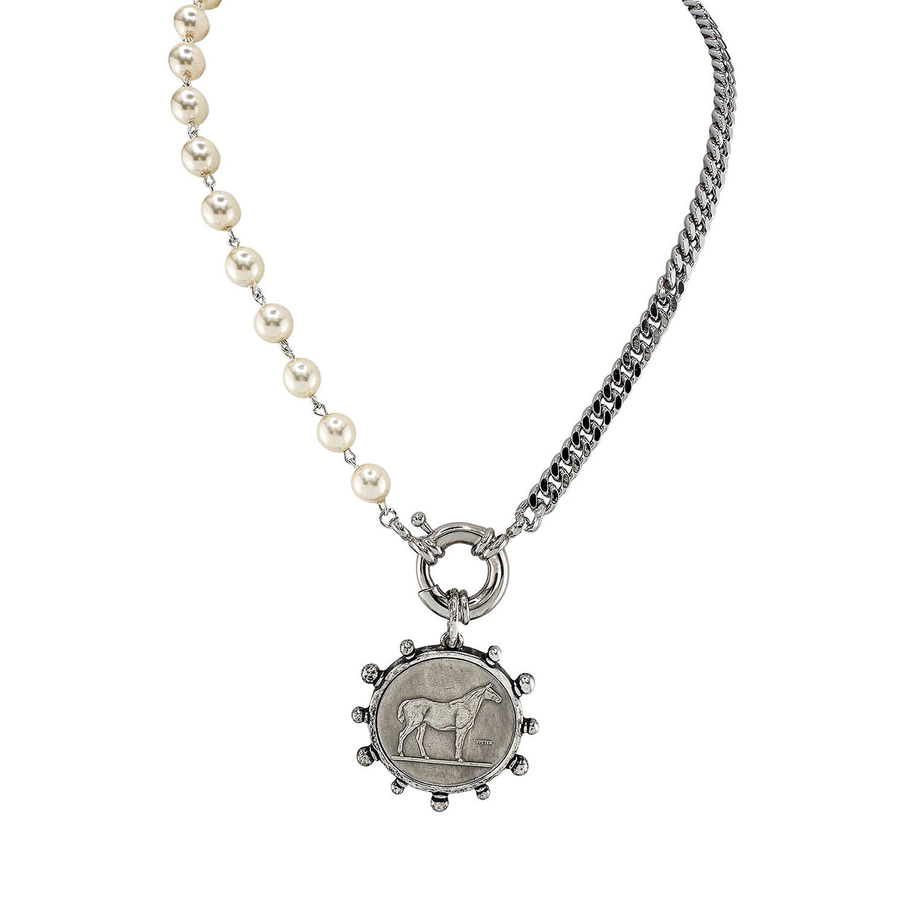 The Imperial Equestrian Coin Necklace