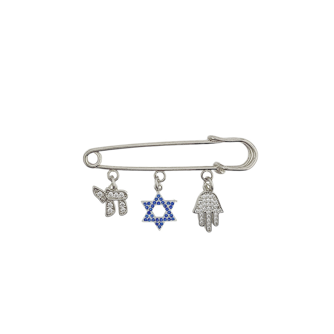 Faith Protection Charm Safety Pin