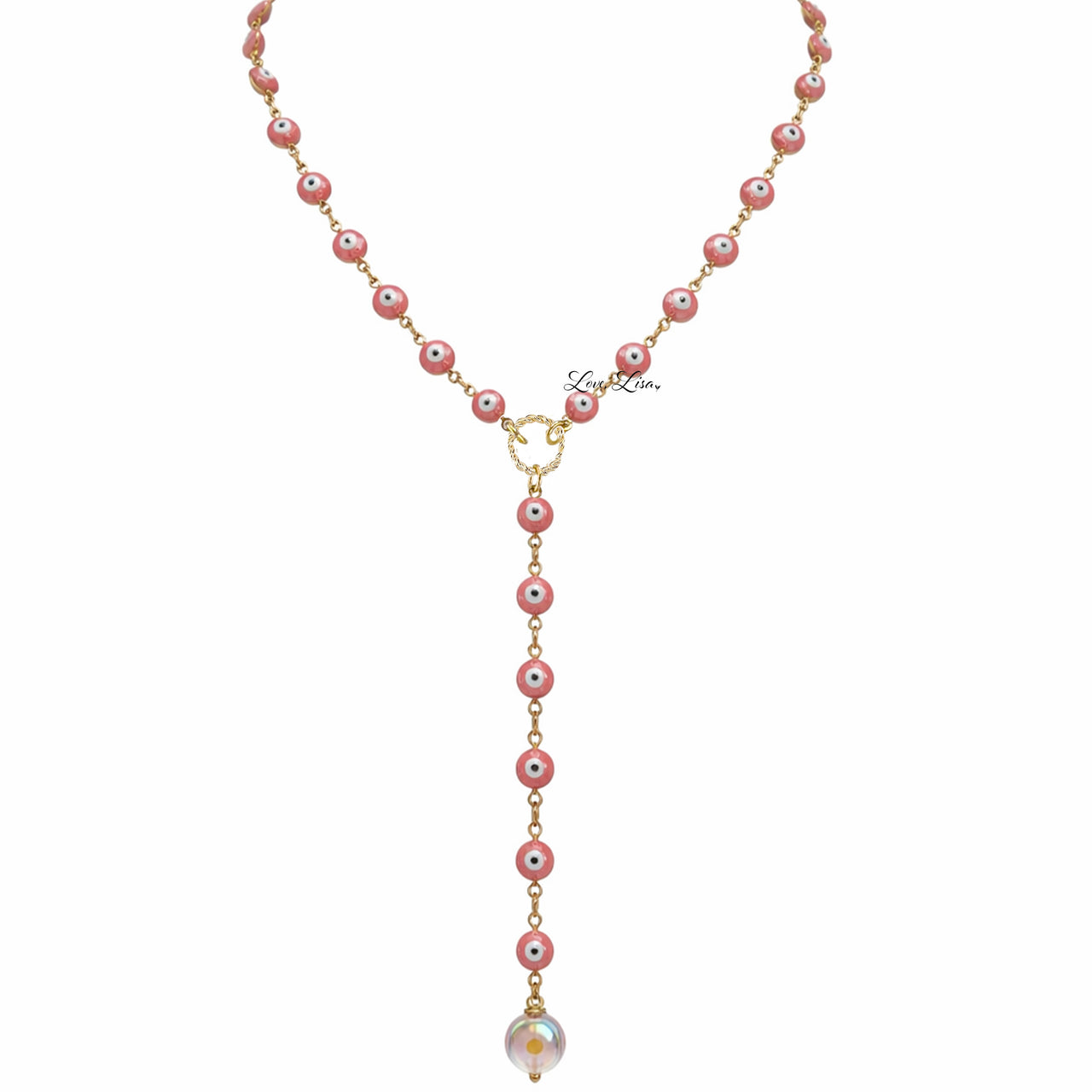 Lucia Evil Eye Y Necklace
