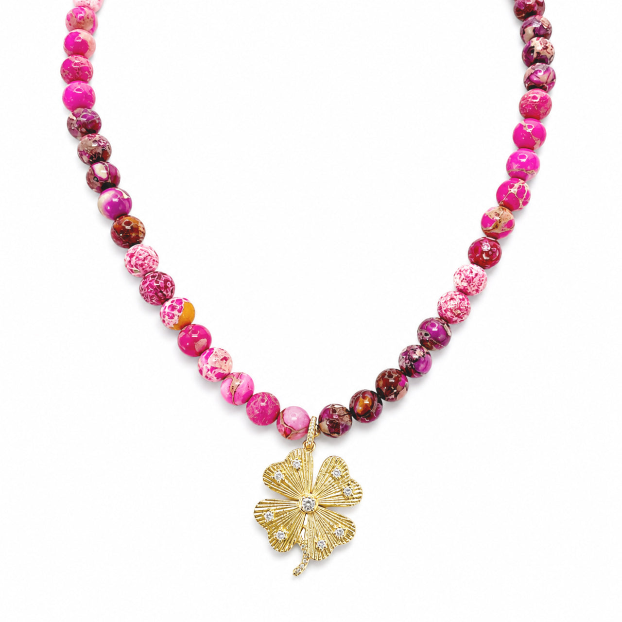 Paloma Lucky Sea Sediment Jasper Necklace
