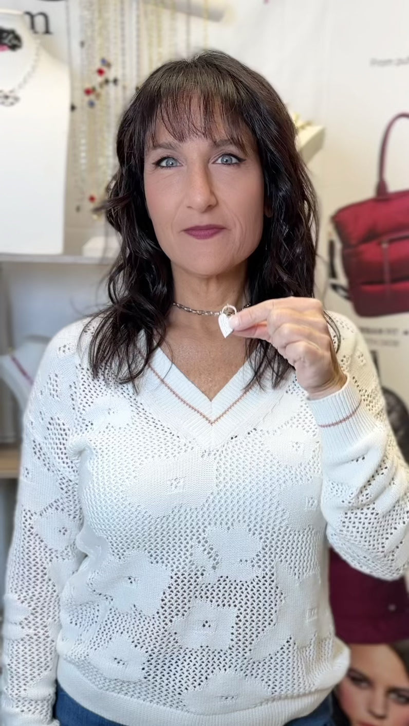 Love Lisa Victoria Luxe Lariat Necklace layered styling