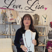 love lisa feather buddha gemstone wrap bracelet stacked on wrist earthy jasper and wood beads with feather and buddha charms