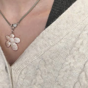 sparkling bloom charm styled on love lisa clasp necklace video