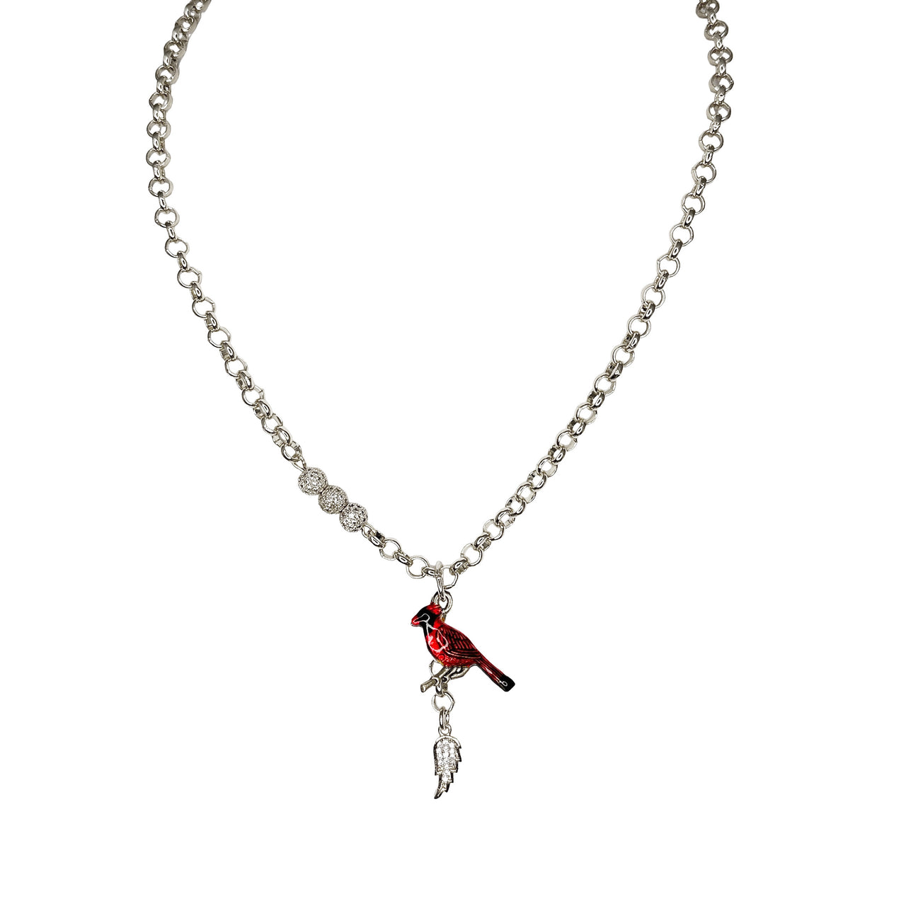 Iris Cardinal Necklace