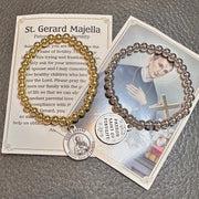 Saint Gerard bracelet in gold or silver