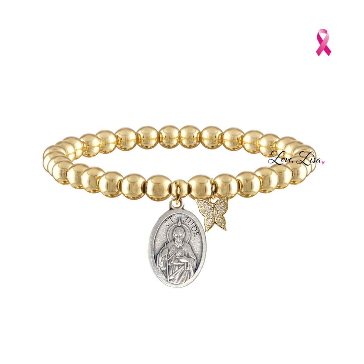 Don't Quit Saint Jude Breast Cancer Awareness Bracelet