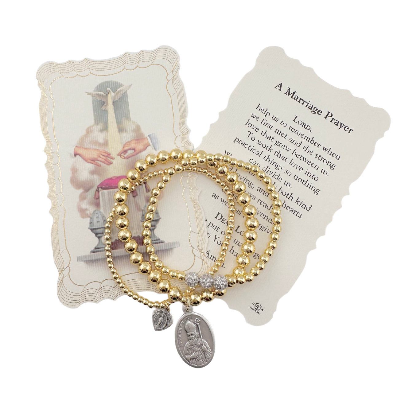 Saint Valentine Marriage Prayer Bracelet Collection