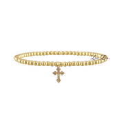 Sami Luxe Religious Bracelet with gold cross charm