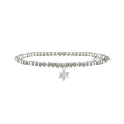 Sami Luxe Religious Bracelet with gleaming silver Star of David charm