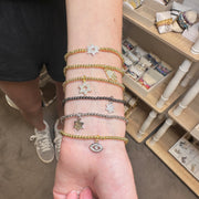 Sami Luxe Religious Bracelet with solid silver Star of David charm

