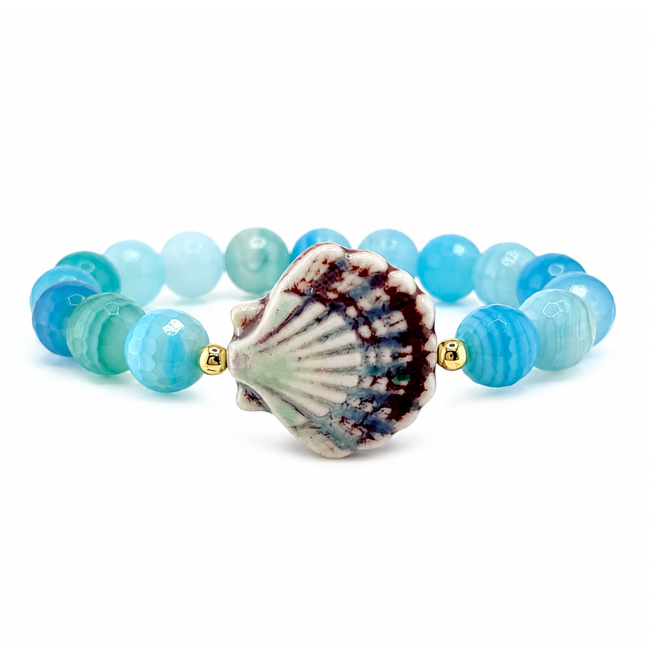 Calista Ceramic Shell Bracelet
