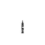 shimmering believe word charm with pave crystals in black finish