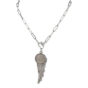 Love Lisa Sophia Dime from Heaven Charm on clasp necklace