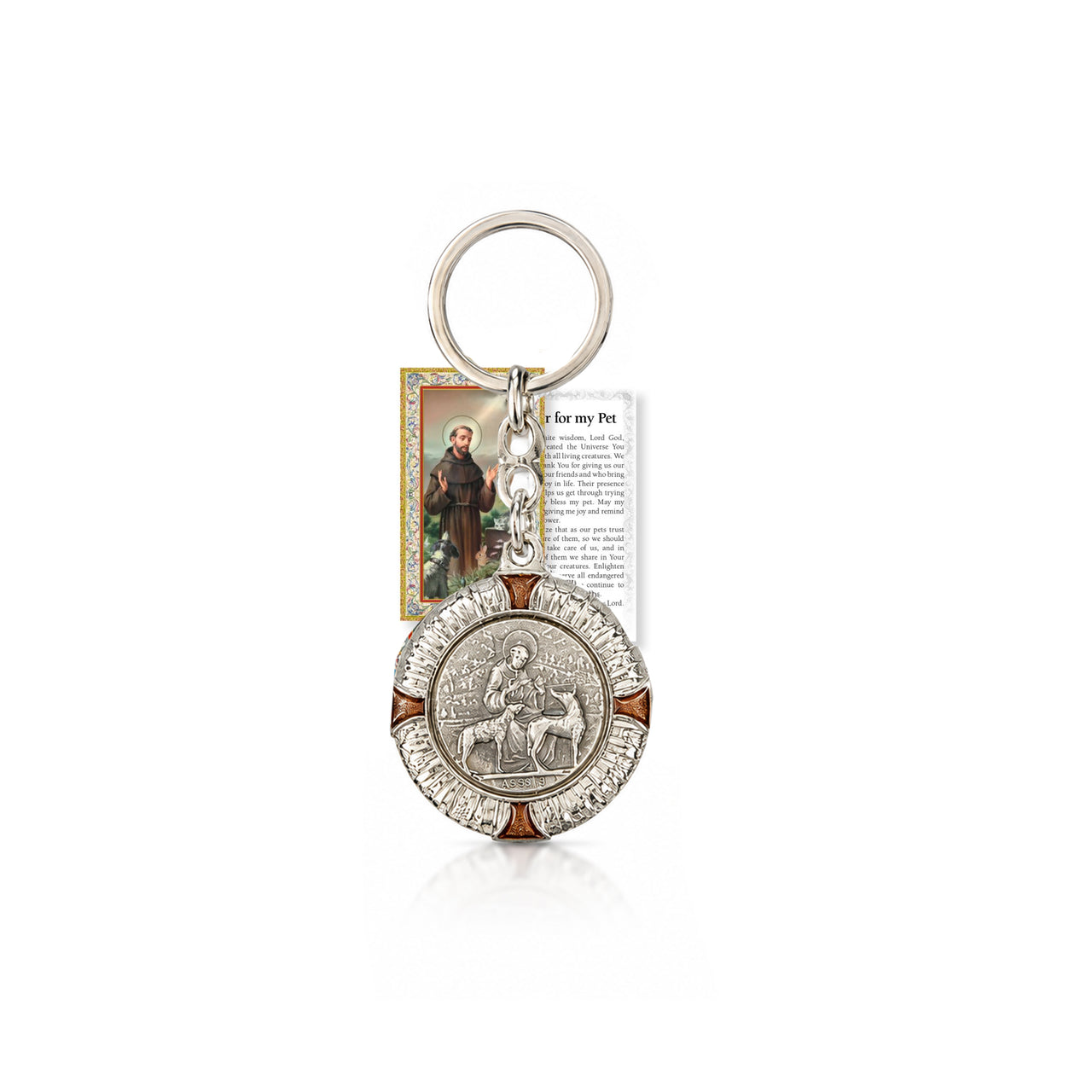Always With You Saint Protection Keychain