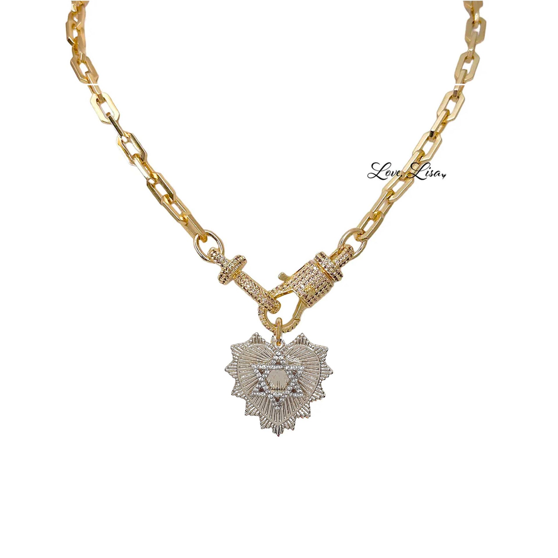 styled necklace with stacy star of david charm love lisa