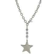 Starlight Glam Star Necklace Silver Love Lisa holiday jewelry