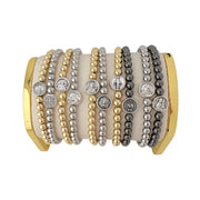 subliminal saints beaded bracelet stack display love lisa