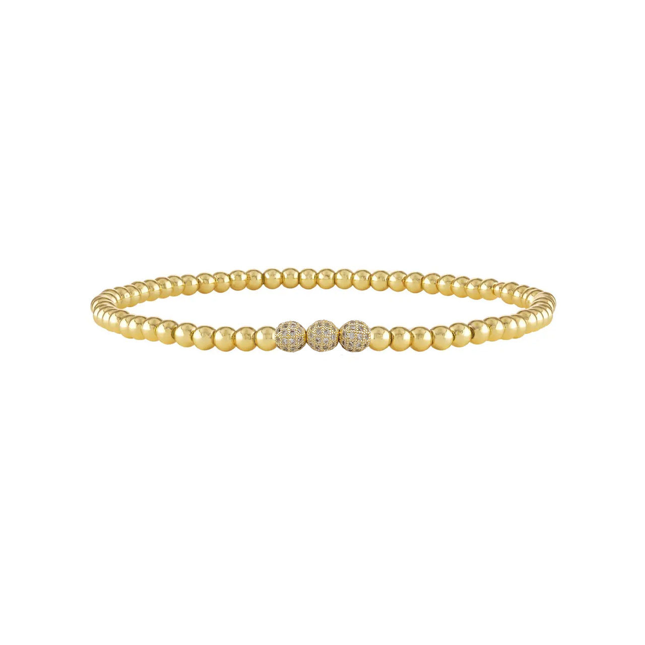 Robin Triple Pave Anklet