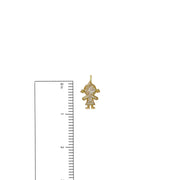 veronica boy girl charm size reference pave necklace charm