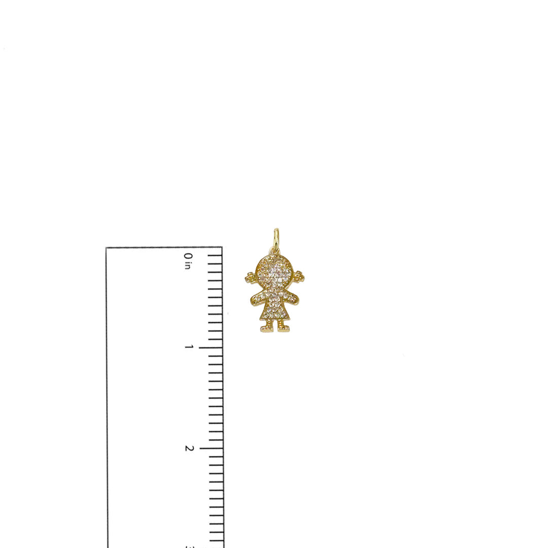veronica boy girl charm size reference pave necklace charm