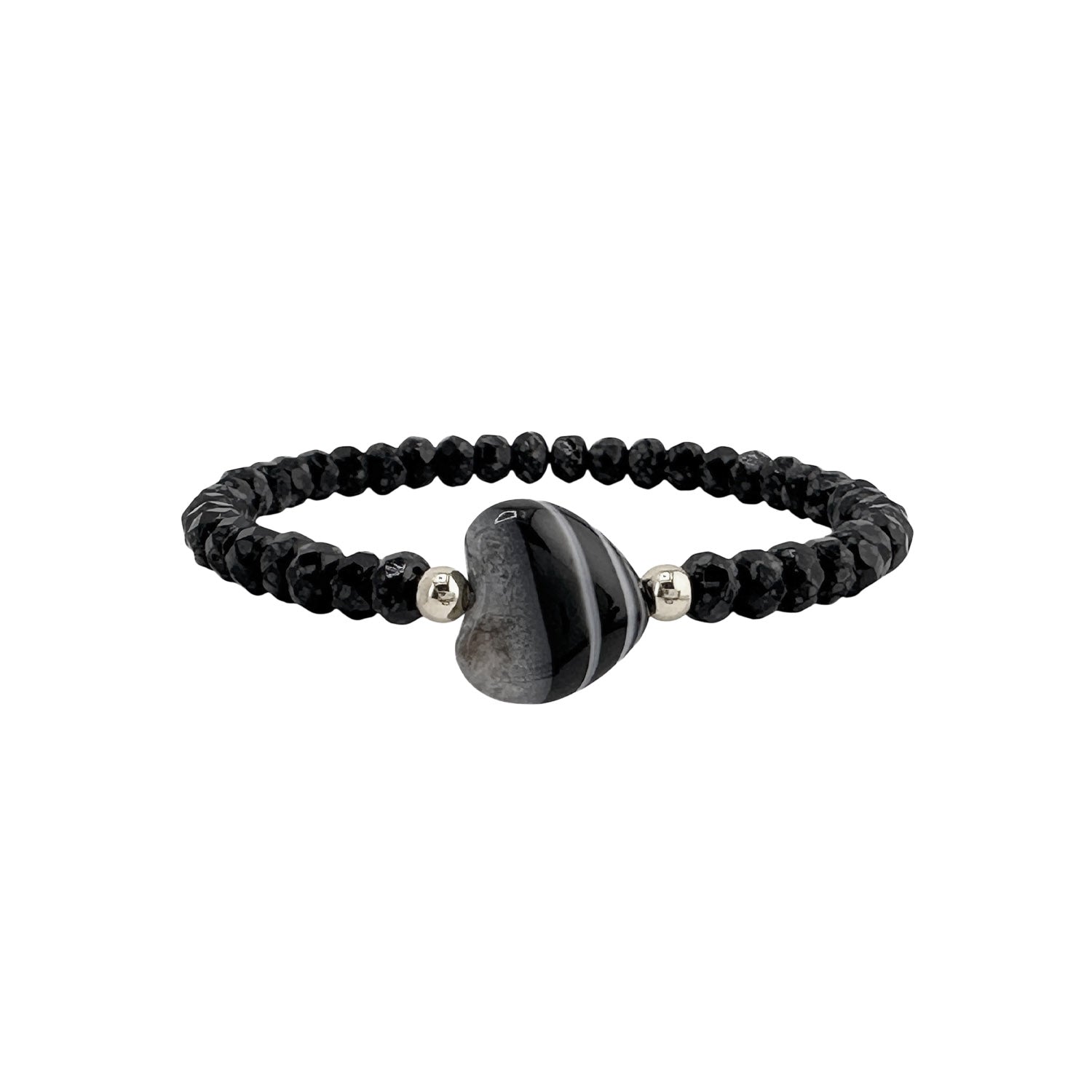 Worry Stone Harper Heart Bracelet | Calming Jewelry by Love Lisa