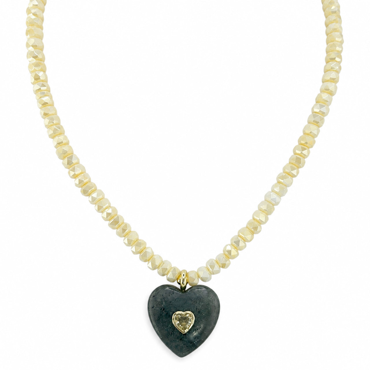 Endless Heart Crystal Gemstone Necklace