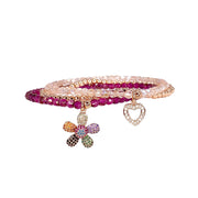 amy anklet collection crystal beaded stretch anklets love lisa