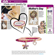 amy anklet collection featured in newsday crystal beaded anklets love lisa