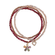 amy anklet collection stacked crystal anklets beach jewelry love lisa