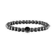 Love Lisa Camryns Pave Ball Bracelet gunmetal black mix