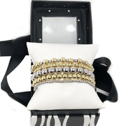 celebrity famous five stack of beaded bracelets gift box packaging by love lisa jewelry