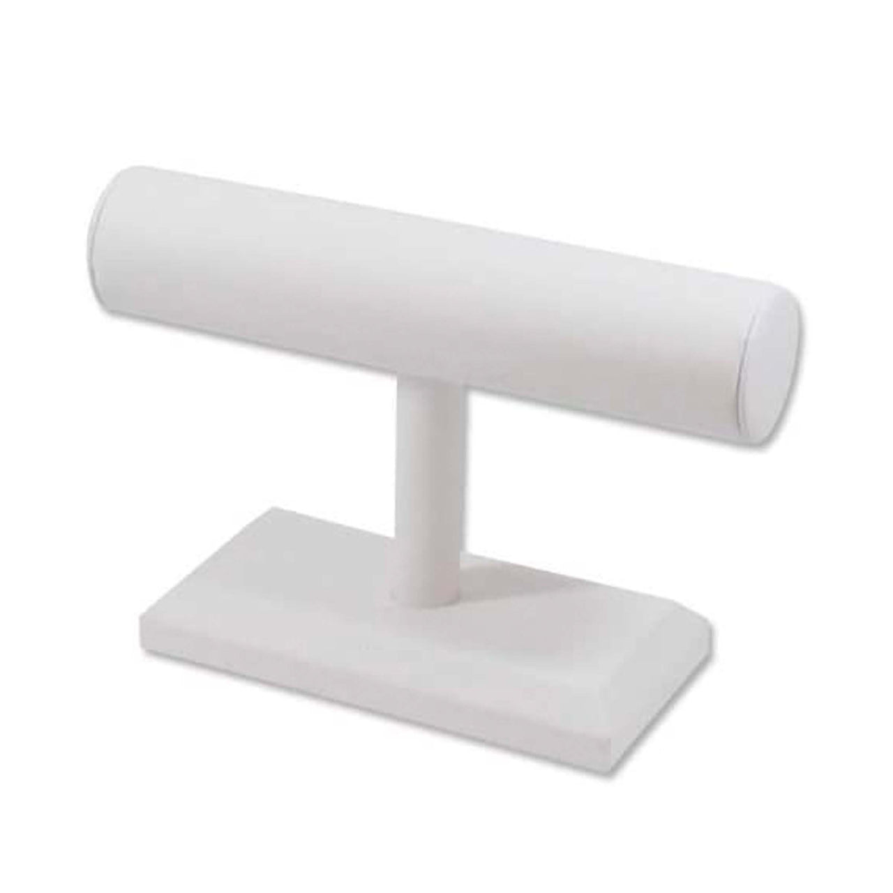 White Leatherette Display