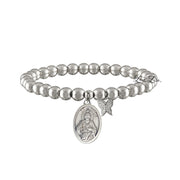 love lisa dont quit saint jude bracelet silver