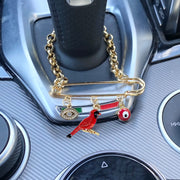 love lisa drive safe cardinal car pin lifestyle photo inside car