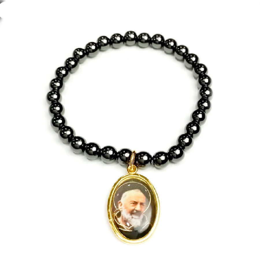 Incredible Padre Pio Beaded Bracelet