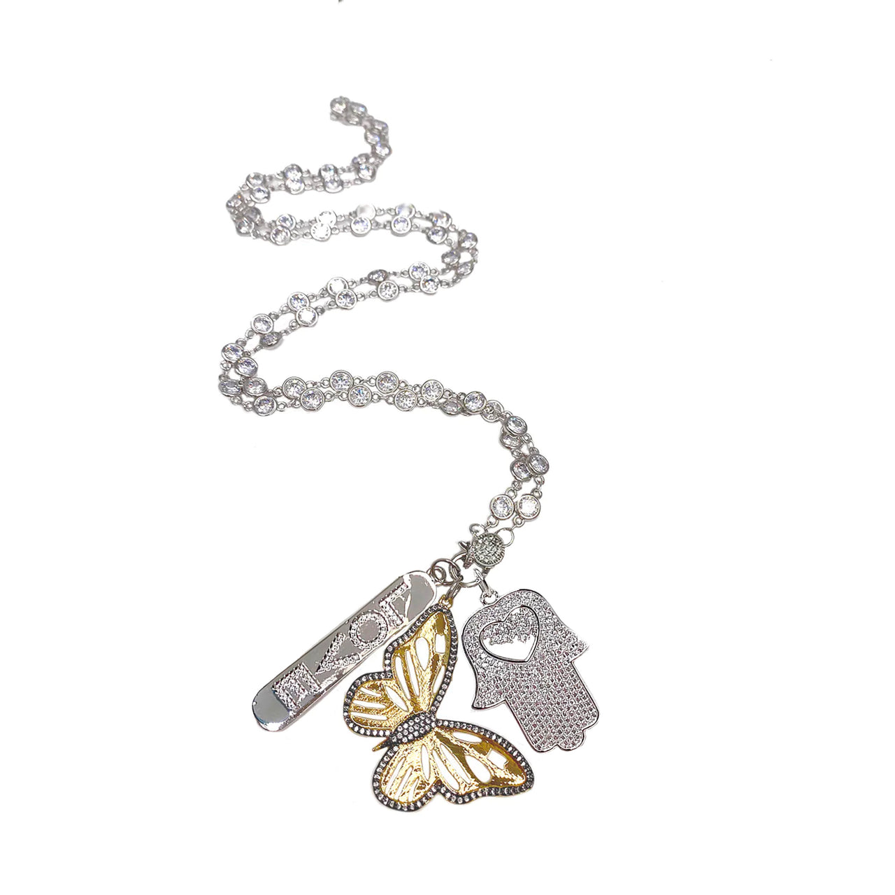 Danielle's Loving Butterfly Long Necklace