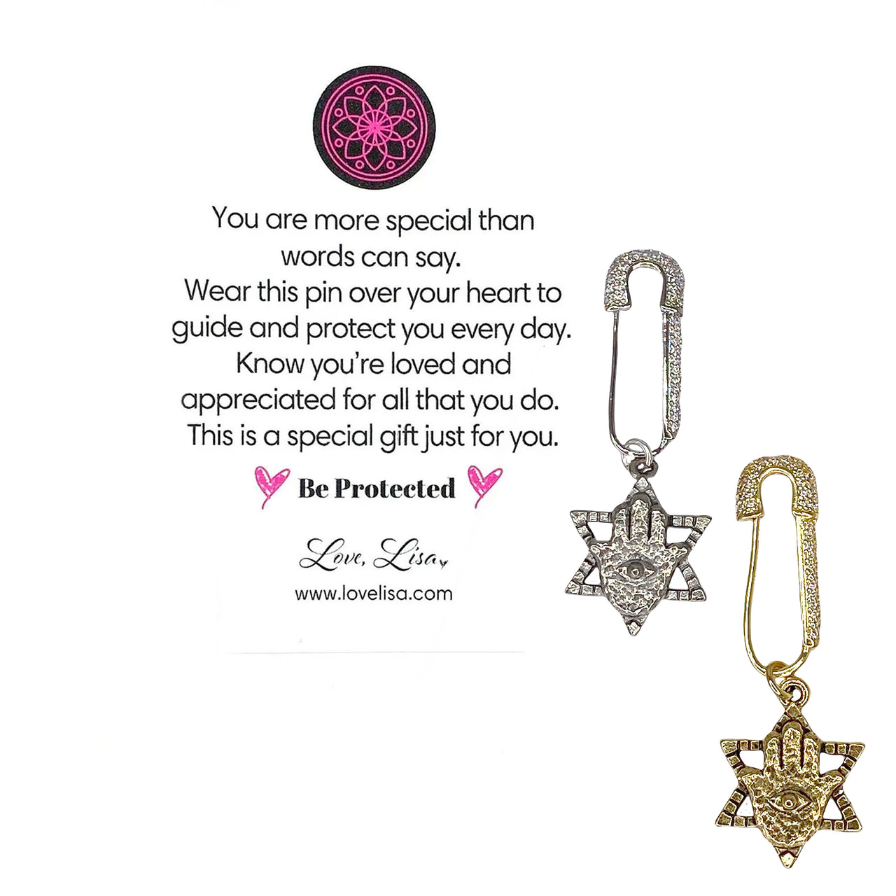 Star Of David Love, Lisa's Special Safety Pin