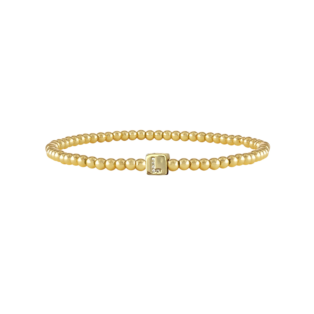 simple gold anklet with initial charm for summer love lisa