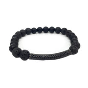 Love Lisa Kevin’s Black Diamond Bar Bracelet flat lay black diamond pavé