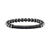 Love Lisa Lexi Pavé Bar Bracelet gunmetal black mix