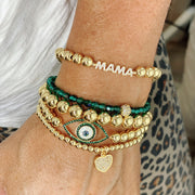 love lisa wrist stack of madison colorful candy pave bracelets in mixed colors