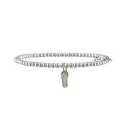 marni tiny flip flop anklet silver beaded ankle bracelet