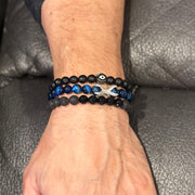 Love Lisa Men’s Protection Bracelet on wrist men’s beaded jewelry