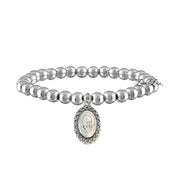 love lisa padre pio healing bracelet silver