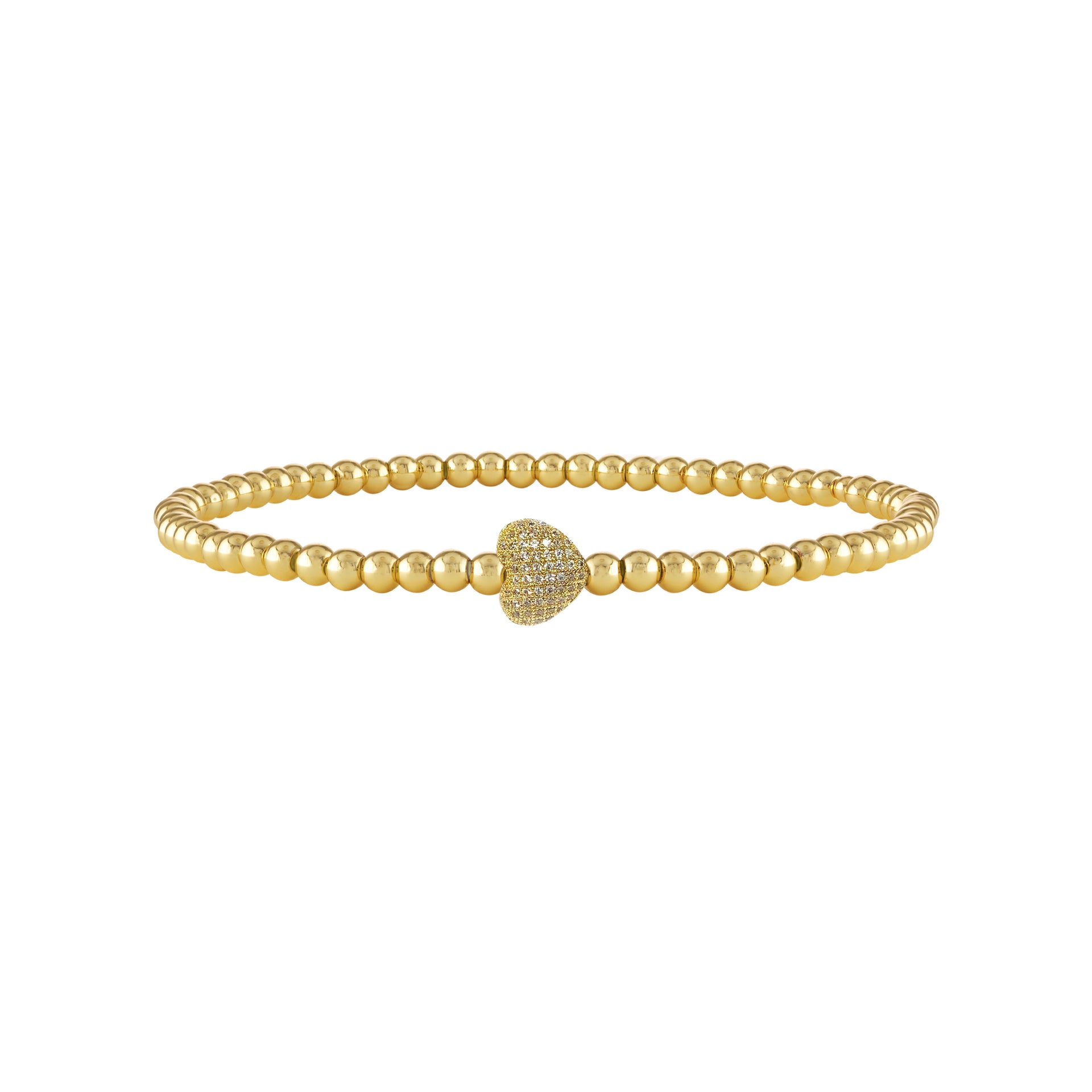 Perfect Heart Anklet in Gold by Love Lisa