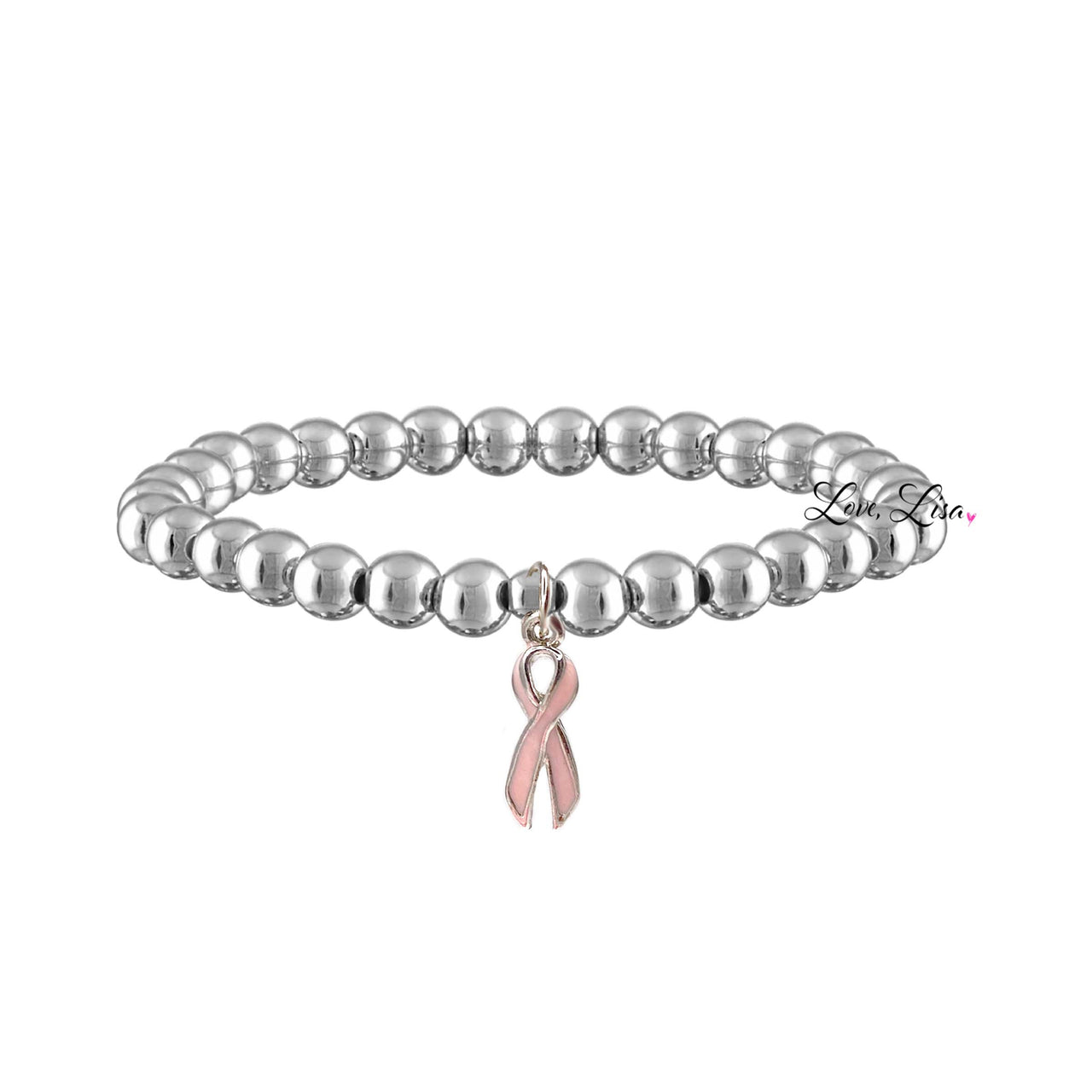 Tamara Pink Ribbon Bracelet